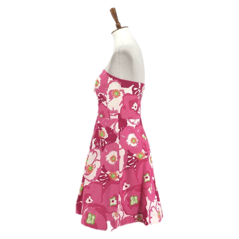 Lilly Pulitzer Bloom Dress in Cherry Begonia Print - Picture 4 of 8